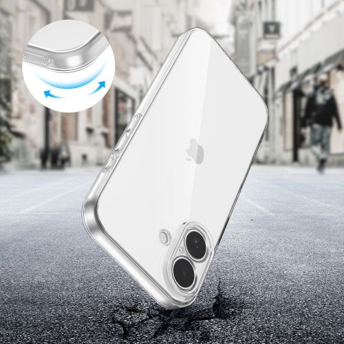Tech-Protect FlexAir tok Apple iPhone 17 készülékhez, átlátszó