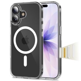   Tech-Protect FlexAir Hybrid MagSafe CC tok – iPhone 17, átlátszó