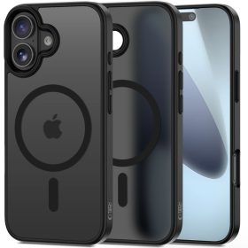Tech-Protect MagMat MagSafe tok – iPhone 17, matt fekete