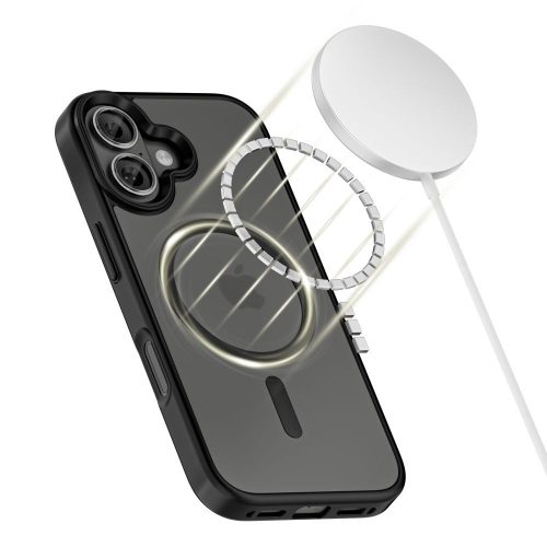 Tech-Protect MagMat MagSafe tok – iPhone 17, matt fekete