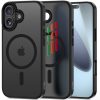 Tech-Protect MagMat XT MagSafe tok – iPhone 17, matt fekete, 4 gombborítás-készlettel