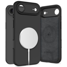 Tech-Protect Silicone MagSafe tok – iPhone Air, fekete