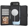 Tech-Protect Wallet MagSafe tok – iPhone Air, matt fekete