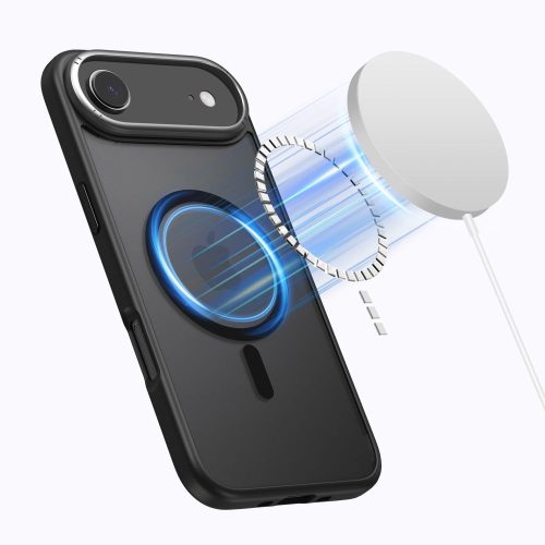 Tech-Protect MagEdge MagSafe tok – iPhone Air, matt fekete / fémszürke