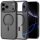 Tech-Protect MagEdge MagSafe tok – iPhone 17 Pro Max / 18 Pro Max, matt fekete / fémszürke