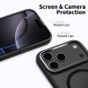 Tech-Protect MagEdge MagSafe tok – iPhone 17 Pro Max / 18 Pro Max, matt fekete / fémszürke
