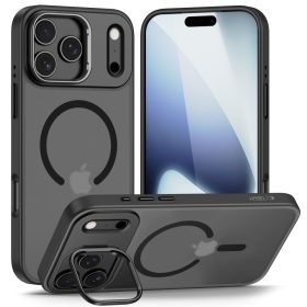   Tech-Protect MagStand MagSafe tok – iPhone 17 Pro, matt fekete