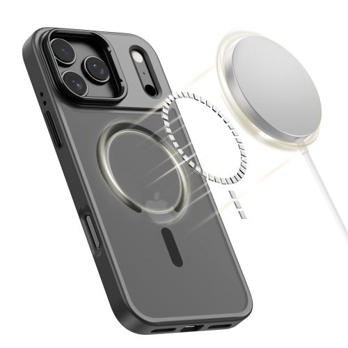 Tech-Protect MagStand MagSafe tok – iPhone 17 Pro Max, matt fekete