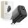 Tech-Protect NCA30 hálózati töltő, 30 W PD, 1× USB-C + 1× USB-A, fekete
