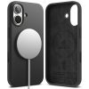 Ringke Silicone Magnetic MagSafe tok – iPhone 17, fekete