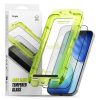 Ringke Easy Slide kijelzővédő üveg – iPhone 17, fekete keret, 2 db