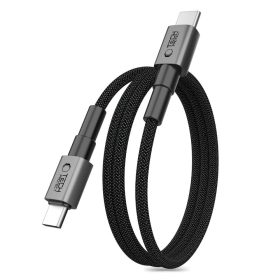   Tech-Protect UltraBoost DNA MagTwist USB-C–USB-C töltőkábel, 100 W, 1 m, szürke