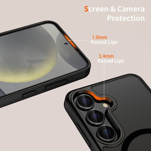 Tech-Protect MagMat MagSafe tok – Samsung Galaxy S25 FE, matt fekete