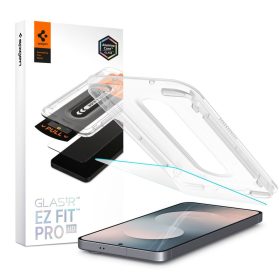   Spigen Glas.tR EZ Fit Pro HD kijelzővédő üveg – Samsung Galaxy S25 FE, átlátszó, 2 db