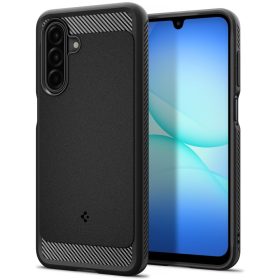   Spigen Rugged Armor tok – Samsung Galaxy A17 4G / 5G, matt fekete