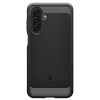 Spigen Rugged Armor tok – Samsung Galaxy A17 4G / 5G, matt fekete