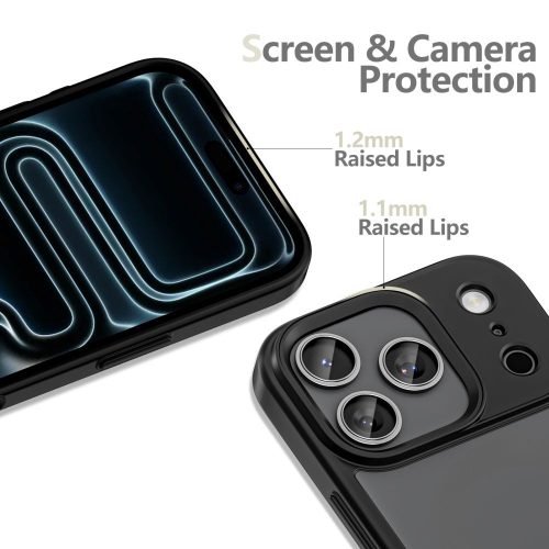 Tech-Protect MagMat tok – iPhone 17 Pro, matt fekete
