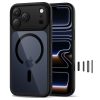 Tech-Protect MagPeak MagSafe CC tok – iPhone 17 Pro Max, fekete / átlátszó