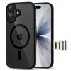 Tech-Protect MagPeak MagSafe CC tok – iPhone 17, fekete / átlátszó