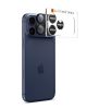 Spigen Optik Pro XL Glas.tR EZ Fit kameravédő üveg – iPhone 17 Pro, fekete, 1 készlet