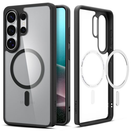 Spigen Ultra Hybrid MagSafe tok – Samsung Galaxy S26 Ultra, matt fekete (ACS10680)