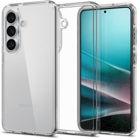 Spigen Ultra Hybrid tok – Samsung Galaxy S26, átlátszó