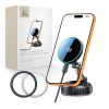 Tech-Protect V8 autós töltős telefontartó, 25 W, Qi2.2 / MagSafe, fekete