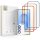Tech-Protect Easy Set+ kijelzővédő üveg – Samsung Galaxy S26, fekete keret, 2 db, kameravédővel