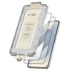 Tech-Protect Quick Set+ kijelzővédő üveg – Samsung Galaxy S26+, fekete keret, 2 db