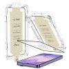 Tech-Protect Quick Set Ar+ tükröződéscsökkentő kijelzővédő üveg – Samsung Galaxy S26 Ultra, fekete keret, 1 db