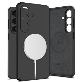   Tech-Protect Silicone MagSafe tok – Samsung Galaxy S26, fekete