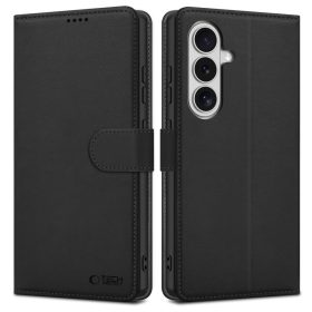 Tech-Protect Wallet tok – Samsung Galaxy S26+, fekete