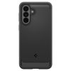 Spigen Rugged Armor tok – Samsung Galaxy A37 5G, matt fekete