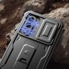 Tech-Protect Kevlar Cam+ tok – Samsung Galaxy A36 / A37 5G, fekete, 2 első kerettel