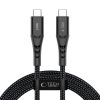 Tech-Protect Ub11T UltraBoost USB-C–USB-C töltőkábel, 240 W, 2 m, fekete