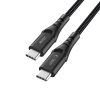Tech-Protect Ub11T UltraBoost USB-C–USB-C töltőkábel, 240 W, 2 m, fekete