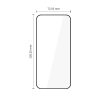 Tech-Protect Glass Fit+ kijelzővédő üveg – Samsung Galaxy A27 5G, fekete keret, 2 db
