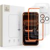 Tech-Protect Easy Set+ kijelzővédő üveg – iPhone 18 Pro Max, átlátszó, 2 db, kameravédővel