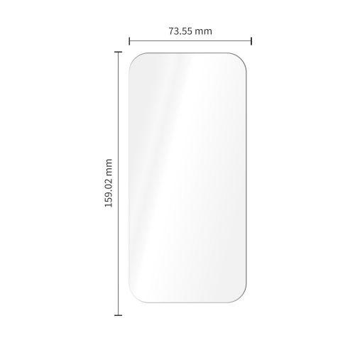 Tech-Protect Easy Set+ kijelzővédő üveg – iPhone 18 Pro Max, átlátszó, 2 db, kameravédővel