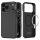 Tech-Protect Ion Carbon MagSafe tok – iPhone 17 Pro / 18 Pro, fekete / ezüst