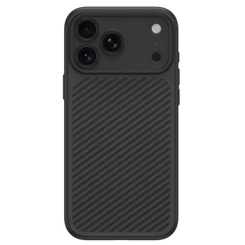 Tech-Protect MagCam MagSafe tok – iPhone 17 Pro Max / 18 Pro Max, fekete, karbonmintás