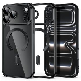   Tech-Protect MagFlex MagSafe tok – iPhone 17 Pro / 18 Pro, fényes fekete