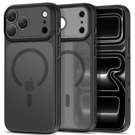   Tech-Protect MagPrime MagSafe CC tok – iPhone 17 Pro Max / 18 Pro Max, matt fekete