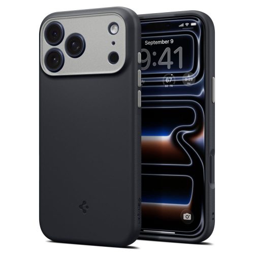 Spigen Nano Pop MagSafe tok – iPhone 17 Pro Max / 18 Pro Max, fekete (black sesame)