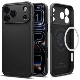   Spigen Thin Fit MagSafe tok – iPhone 17 Pro / 18 Pro, fekete