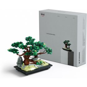  Nifeliz Chan Bonsai Fa – Építőkocka Dekorációs Modell (NF10322, 733 db)