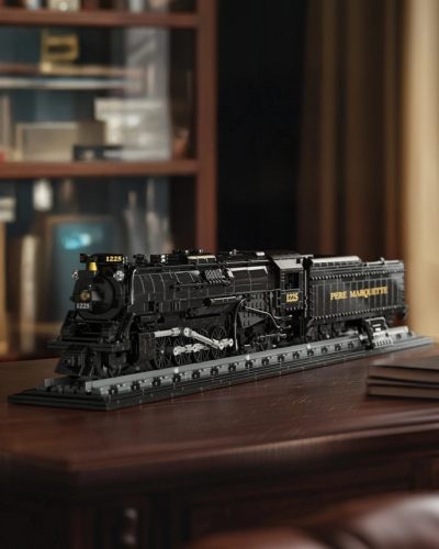 Nifeliz Pere Marquette 1225 Gőzmozdony – Építőkocka Vonatmodell (NF10323, 1587 db)