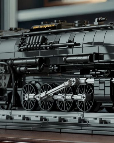 Nifeliz Pere Marquette 1225 Gőzmozdony – Építőkocka Vonatmodell (NF10323, 1587 db)